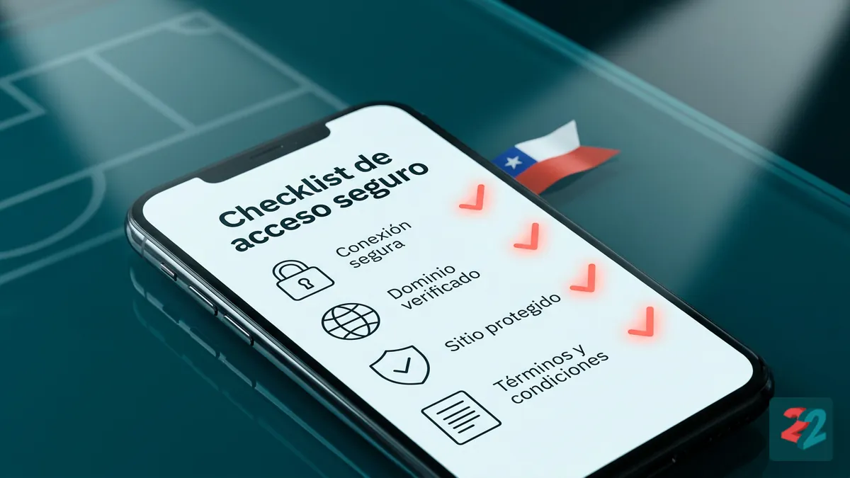 Checklist de verificación de dominio y conexión segura para acceder a 22bet Chile